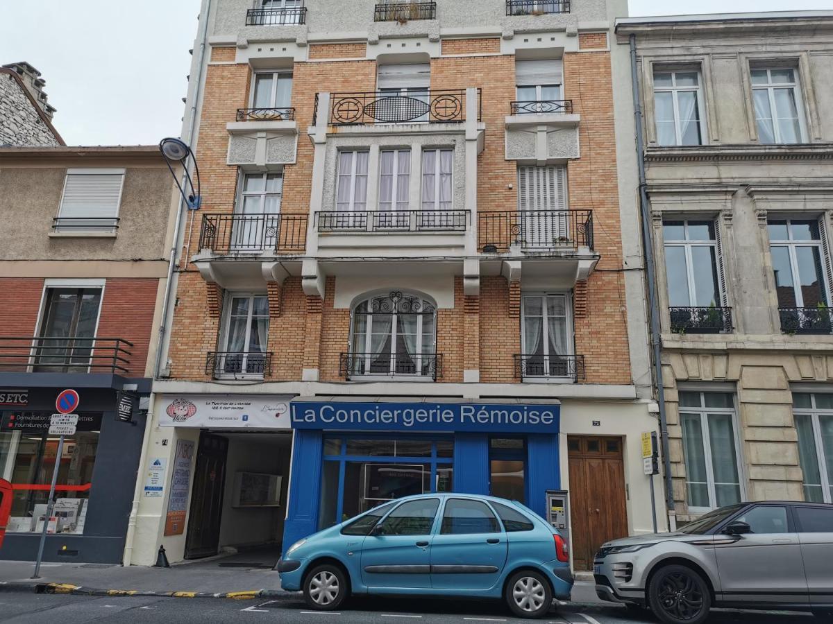 Chez Fifi - Hyper Centre A 200 M De La Cathedrale Apartment แร็งส์ ภายนอก รูปภาพ